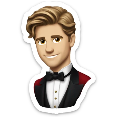 Aaron Tveit in Moulin Rouge sticker