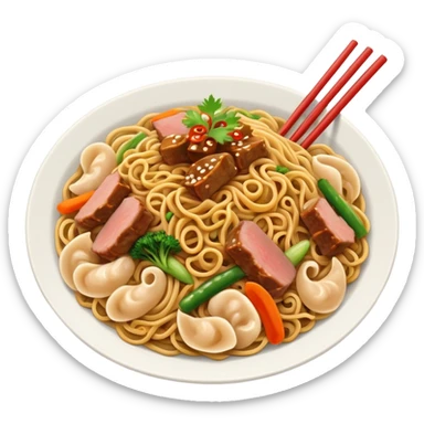 Newfoundland chow mein  sticker