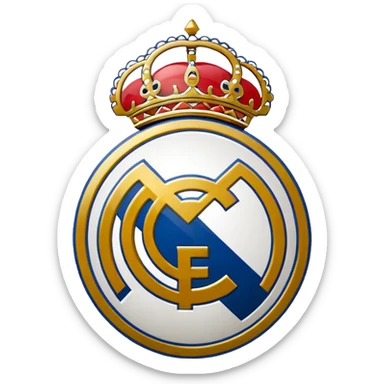 Real madrid logo sticker