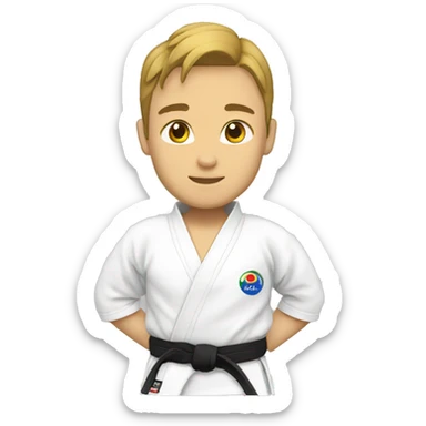 judo-white-belt sticker