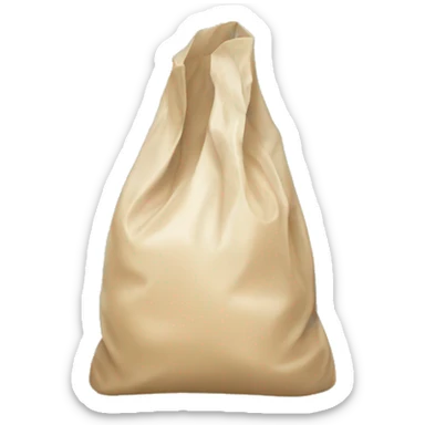 simple plastic bag with handles sticker