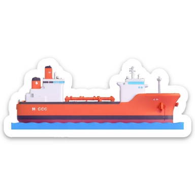 oil tanker cargo sticker