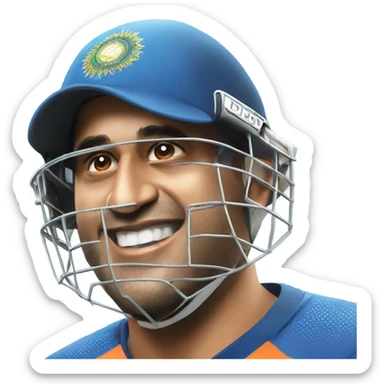 MS Dhoni sticker