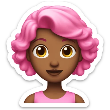 Pink Pilates princess sticker