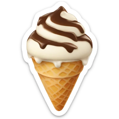Tiramisu Ice cream sticker
