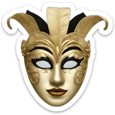 Maschera venezia sticker