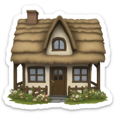 Cottage core sticker