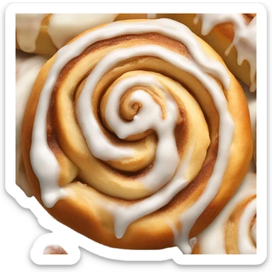 cinamom roll sticker