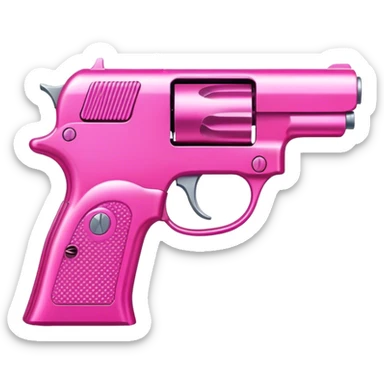 Pink pistol sticker