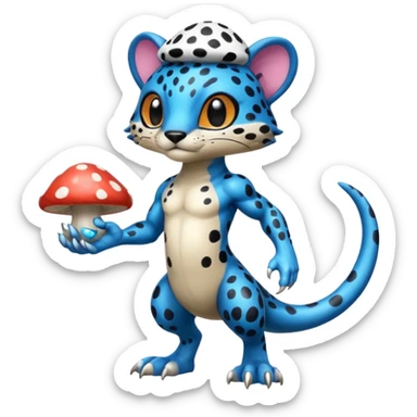 Clawitzer-Amoongus-Liepard-fusion (full body) sticker