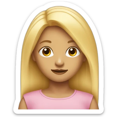 Fille bonde embrasse garcon sticker