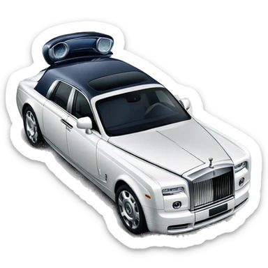 Rolls royce phantom sticker