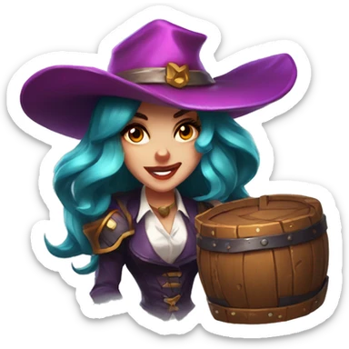 Miss Fortune de League Of Legend sticker