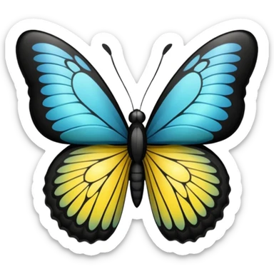 Un emogie de noeu papillon sticker
