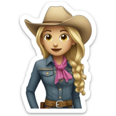 girl rodeo sticker