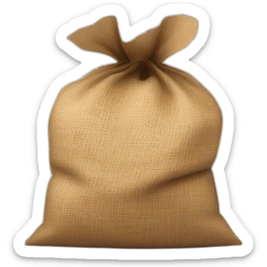 coffee bag overflowing sticker