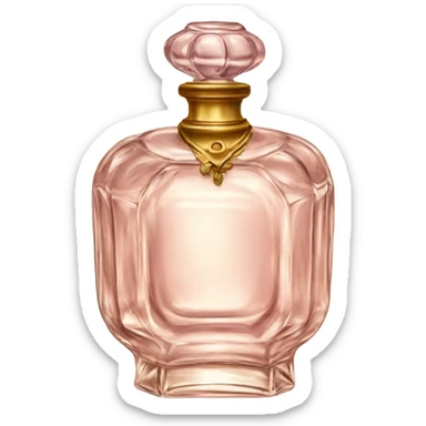 Vintage perfume bottle  sticker