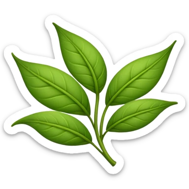 Tea Leaves icon sticker