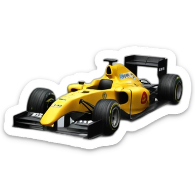 Renault F1 car 2003 sticker