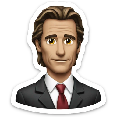 Patrick Bateman sticker