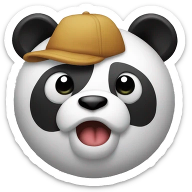 Sono stupido come un panda sticker