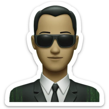 Enter the matrix sticker