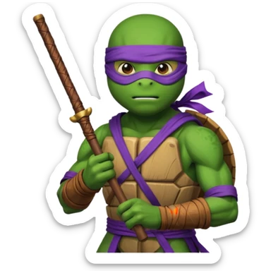 Ninja turtle Donatello sticker