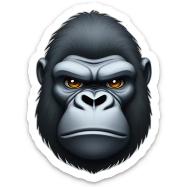 Sleepy Big buff Gorilla sticker