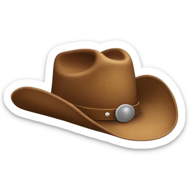 Cowboy hat sticker