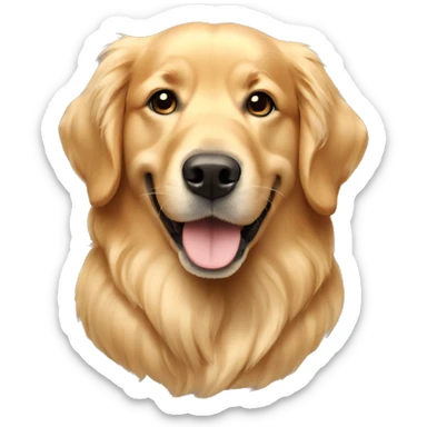 Golden retriever sticker