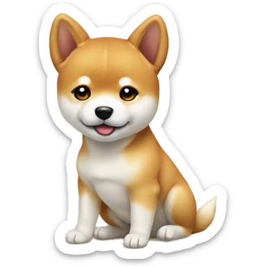 baby shiba inu sticker