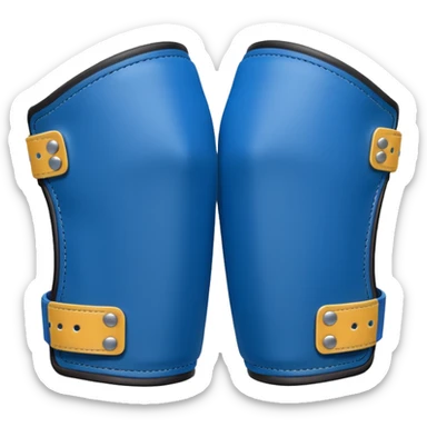 elbow guard blue sticker