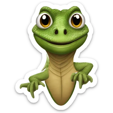 Sharp-mouthed Lizard Puerto Rico  sticker