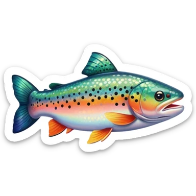 trout sticker