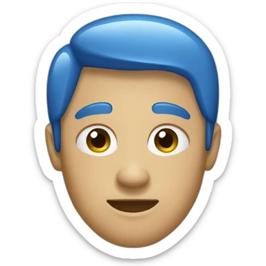 blue icon favicon sticker