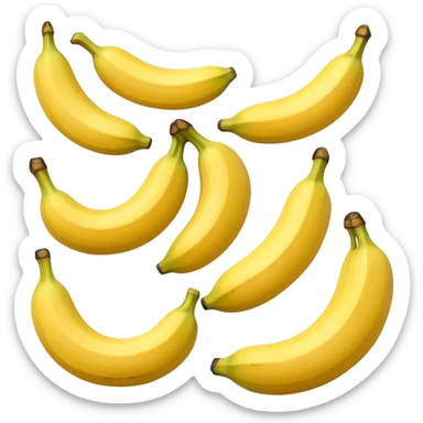 Create tipos de bananas sticker