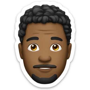 Un mec de street qui rap sticker