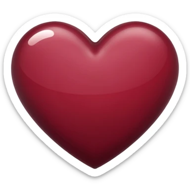 heart bordeaux sticker