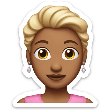 pink pilates princess sticker