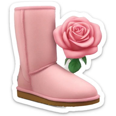 Rose ugg boots sticker