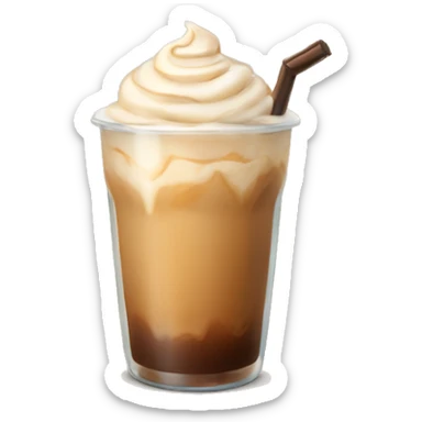 Iced Chai latte sticker