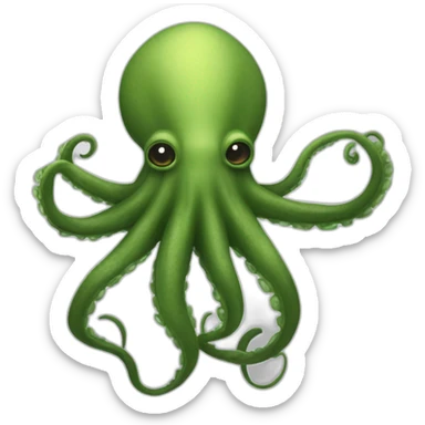 un kraken qui à peutr sticker