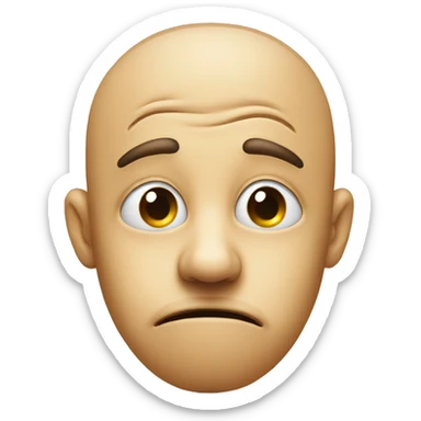 face squeezing nose depicting how something stinks sticker