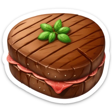 beef steak sticker