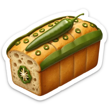 Jalapeno bread sticker