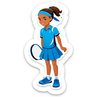 Icon for our spring tennis team sticker