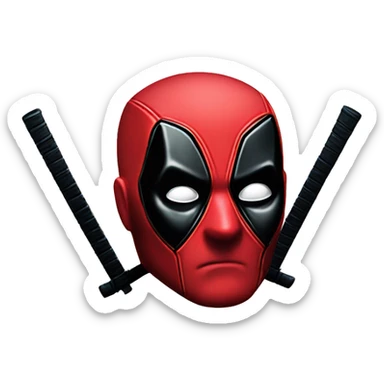El icono de Deadpool  sticker