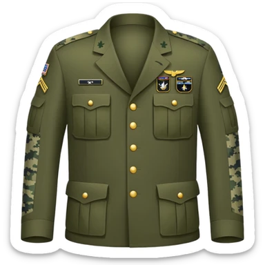 combine U.S. army acu with AGSU half and half sticker