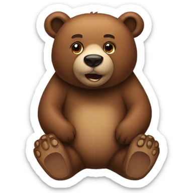 Bear sticker
