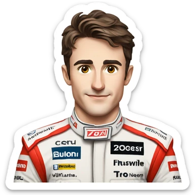 Formula 1 driver Charles Leclerc sticker